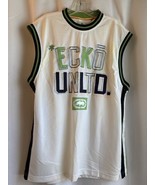 MENS ECKO UNLTD WHITE EMBROIDERED SLEEVELESS JERSEY / TANK TOP T-SHIRT S... - $24.75