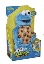 Sesame Street Peekaboo Cookie Monster Talking 13 Inch Plush Toy for Toddlers - £11.87 GBP