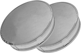 Vent Systems 4&quot; Inch Pack Of 2 Metal Tee Caps Galvanized Steel End Cap Dryer - £28.51 GBP