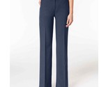 ALFANI Womens Navy Ess Straight leg Pants Trouser Comfort Waist size 14 - £18.67 GBP