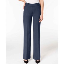 ALFANI Womens Navy Ess Straight leg Pants Trouser Comfort Waist size 14 - $23.36