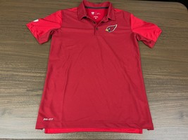 Arizona Cardinals Men’s Red NFL Football Polo Shirt – Nike Dri-Fit – Small - £11.98 GBP