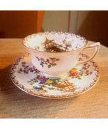 Royal Staffordshire &quot;Pagoda&quot; Teacup and Saucer Set - $11.49