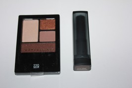 Maybelline Expert Wear Eyeshadow #22Q + ColorSensational Lipstick #704 Sealed - £11.34 GBP