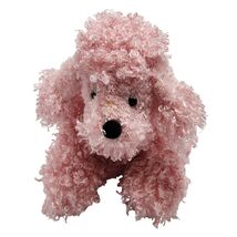 Webkinz Pink Plush Poodle Dog 9" HM107 No Code Soft Toy Stuffed Animal Ganz - $10.40