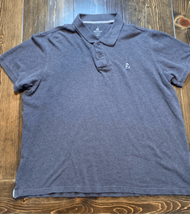 XLarge DISNEY Mickey Mouse Polo Shirt-Grey Cotton Short Sleeve EUC Men’s - $15.05