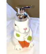 Easter Bunny Hand Soap Dispenser Cute Refillable  holds 15 oz White EASTER - $11.59
