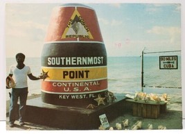 Southernmost Point Key West The Conch, Al Kee Sell Sea Shells Postcard A12 - £15.68 GBP