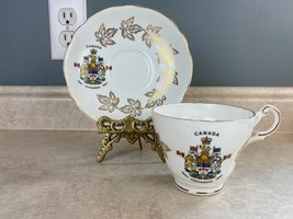 Royal Darwood Fine Bone China 1867 - 1967 Canada Centennial Tea Cup And Saucer  - £11.78 GBP