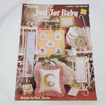 Vintage 1981 Just for Baby by Leisure Arts Counted Cross Stitch Leaflet - £13.44 GBP