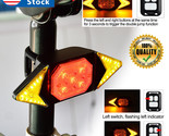 Usa Intelligent Bike Turn Signal Warning Light Wireless Remote Control R... - $25.99