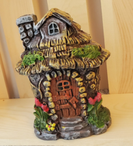 Fairy Garden Forest Figurine, Fairy House, resin miniature, 4"