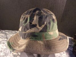 NEW MADE IN USA HOT WEATHER BOONIE JUNGLE TYPE II WOODLAND BDU MEDIUM NO... - $21.38