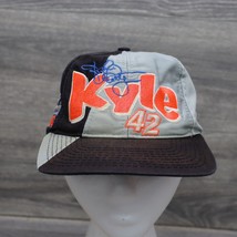 Vintage Nascar Hat Men One Size White Casual Snap Back Kyle Petty #42 Racing - £21.32 GBP