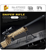 1:1 M24 Sniper Rifle Model Building Blocks Set Bricks Toys Collection 10... - £50.44 GBP