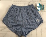 Vintage Adidas Running Shorts Mens S 28-30 Shimmery Gray Red Gray Pinstr... - $92.49