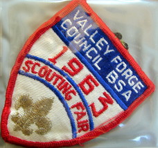 1963 VALLEY FORGE COUNCIL SCOUTING FAIR PATCH - $9.18