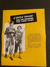 Vintage NRA Rifle Range Youth Camp Promotional Brochure - €7,44 EUR