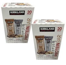 2 Paks Kirkland Signature Protein Bars Choc. Peanut Butter Chunk/ Cookies Cream - £44.11 GBP