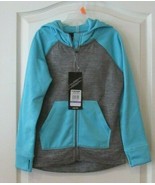 HEAD Fleece Long Sleeve Full Zip Hoodie Flint Grey Heather Girl&#39;s Sz. S ... - $321.14 MXN