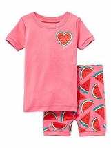 Toddler Girl&#39;s &#39;So Fresh&#39; Watermelon Cotton Pajama Shorts Set - $11.13+
