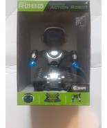 NIB Vivitar ROBO Black/Blue/Silver Interactive Action Robot w/STEAM Tech... - €22,09 EUR