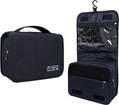 Lcsmaokin Large Capacity Toiletry Bag Travel Bag with Hanging Hook Men a... - $12.87