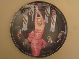 MARILYN MONROE collector plate I DON&#39;T MEAN RHINESTONES Silver Screen Ma... - $23.96