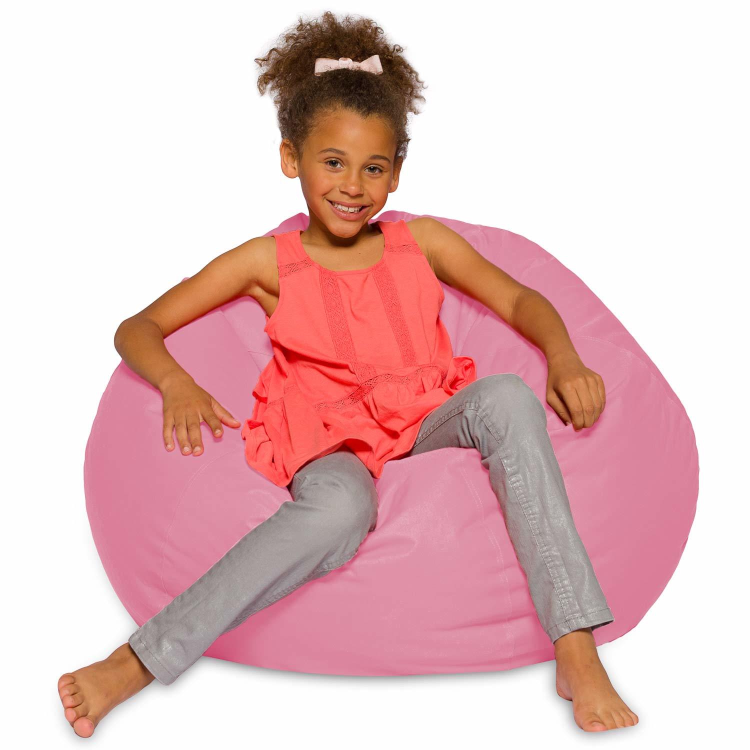 Bean Bag Chair For Kids, Teens, And Adults Includes Removable And Machine Washab