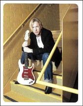 Kenny Wayne Shepherd with his Fender Stratocaster guitar 2004 pin-up photo - $4.01