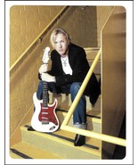 Kenny Wayne Shepherd with his Fender Stratocaster guitar 2004 pin-up photo - $4.01