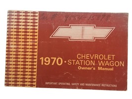 Chevrolet Owners Manual 1970 Station Wagon Glove Box Book Vintage Chevy ... - $4.99
