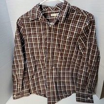 Tucker &amp; Tate Dress Shirt Boys Size Lar5(12-14) Long Sleeve Plaid Classic fit - £4.60 GBP
