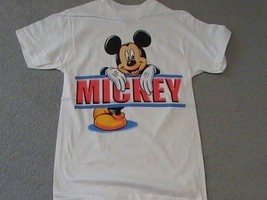 Mickey Mouse on a Small (S) New White tee shirt  - £17.54 GBP