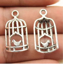 Dollhouse Metal Birdcage Hollowback 1/12 Scale 2 Pc Set - €2,96 EUR