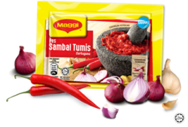 MAGGI SAMBAL TUMIS Spicy Universal Use Chili Paste Easy to Cook x10 packs - £20.45 GBP