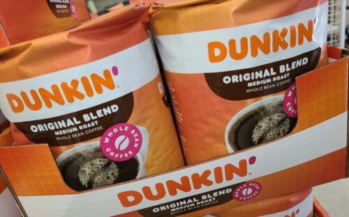 2 bags Dunkin' Original Whole Bean Coffee, 32 oz SEE PICS! - $39.60