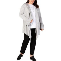 Style &amp; Co-Plus Ruffled-Sleeve Open-Front Cardigan - $21.00