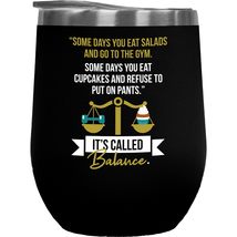 Make Your Mark Design Salads &amp; Cupcakes Balance, Funny Diet &amp; Workout Coffee &amp; T - £21.70 GBP