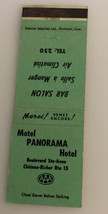 Vintage Premier Matchbook Cover Panorama Hotel Motel Bar Salon Ste-Anne ... - $14.01