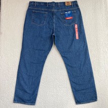 Full Blue Straight Jeans Mens 44 Big Tall Regular Fit Denim Pants New 44x32 - £22.26 GBP