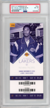 Kobe Bryant Dear Basketball Retirement Authentic Ticket 11/29/15 PSA 8 Lakers - £601.73 GBP