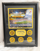 Pittsburg Steelers 5 Time Super Bowl Champions Limited Edition Medallion... - $79.95