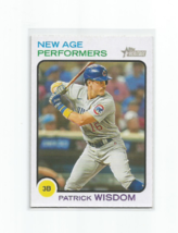Patrick Wisdom (Chicago) 2022 Topps Heritage New Age Performers Insert #NAP-5 - £3.92 GBP