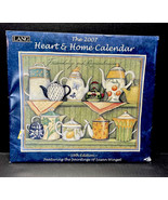 2007 Lang Heart &amp; Home Calendar Wall Hanging Featuring Paintings Susan W... - £9.11 GBP