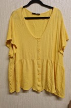 V By Very Yellow sleeveless Top for Women Size 26uk - £20.19 GBP