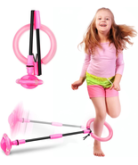 Skip Ball, Portable Foldable Colorful Flash Wheel Swing Ball, Kids Toys ... - £18.47 GBP