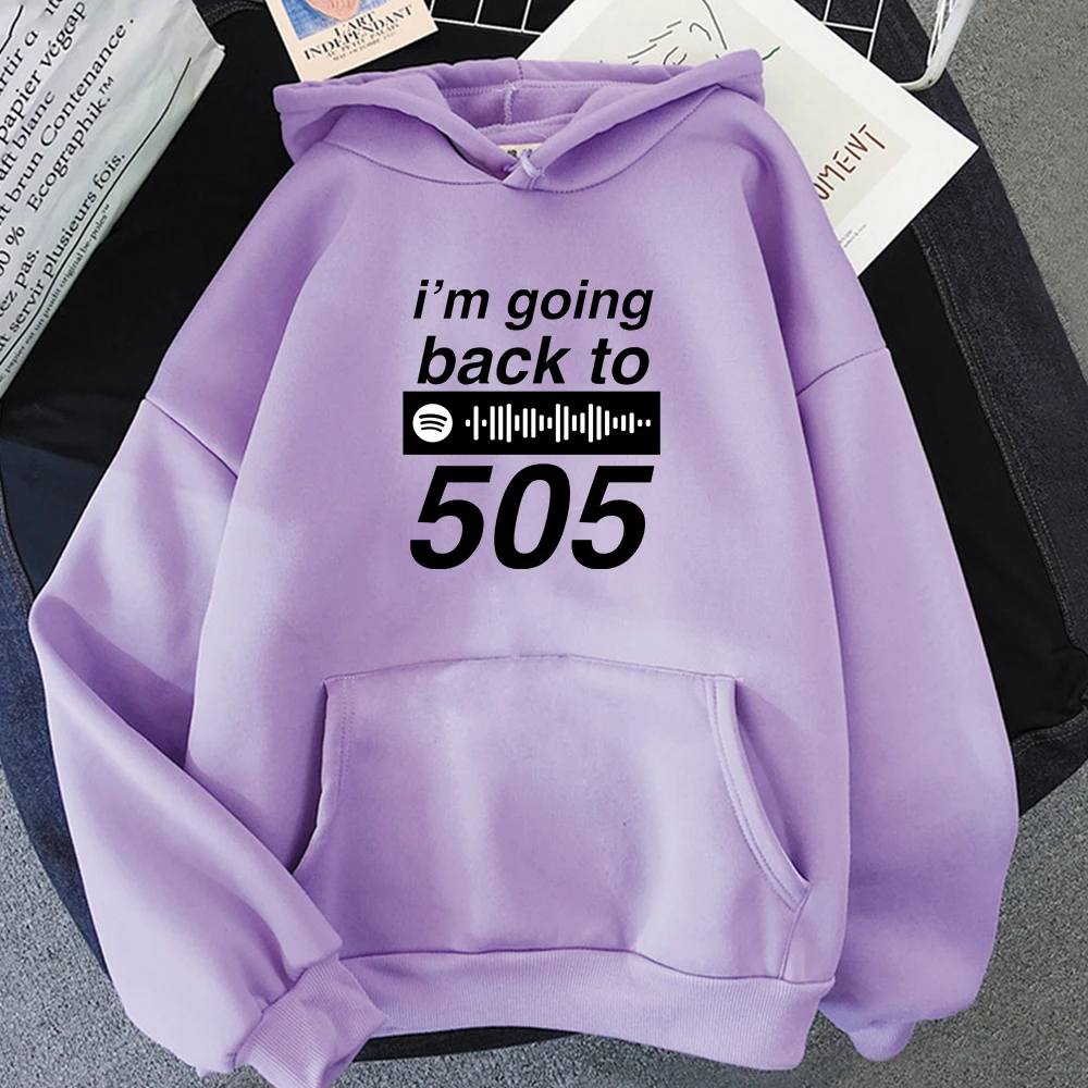 s Printed Hoodie for Fans I&#39;m Goning Back To 505 Album s Letter Graphic ... - £104.38 GBP