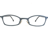 Vintage La Eyeworks Brille Rahmen TUNA JO 447 Blau Rechteckig 43-23-130 - $64.89