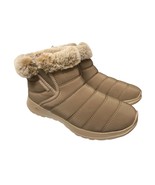 Skechers Womens Size 7 Boots Go Walk Air Cooled Goga Mat Taupe Walking F... - $54.20 CAD